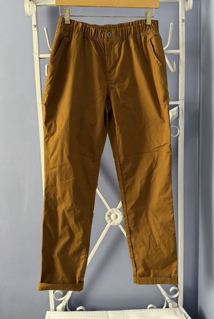 prAna Halle E-Waist Jogger II Size 8 Mustard Gold Pull On